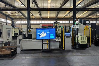 工业机器人自动化机加工线3